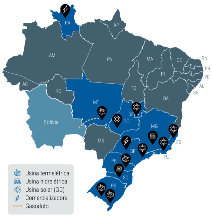 Mapa de Atuação